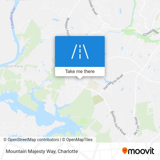 Mountain Majesty Way map