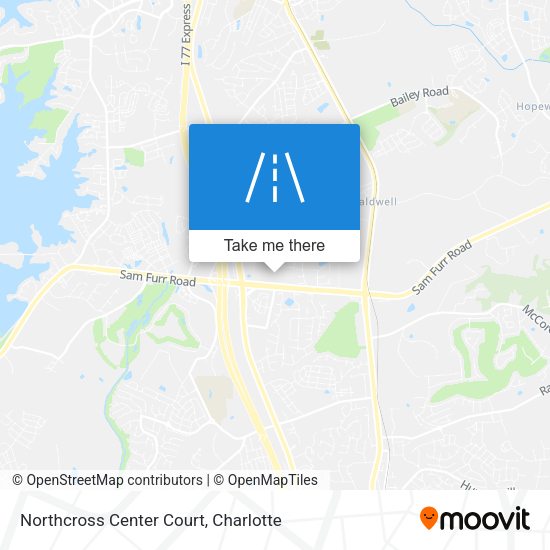 Northcross Center Court map