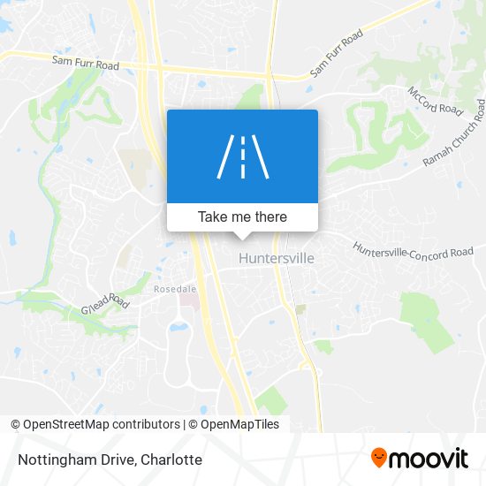 Nottingham Drive map