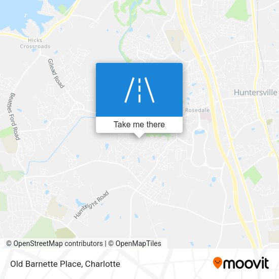 Mapa de Old Barnette Place