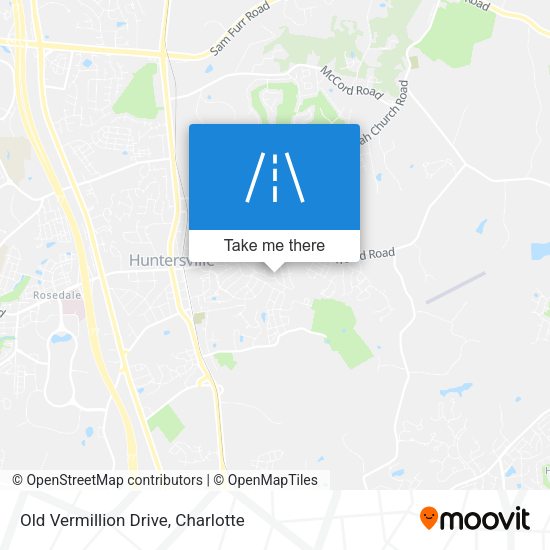 Old Vermillion Drive map
