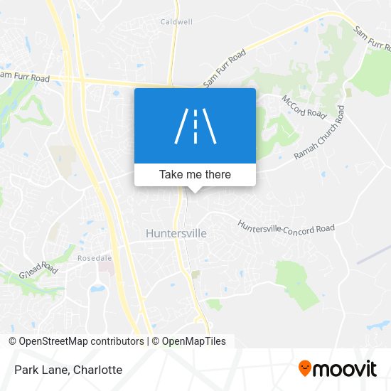 Mapa de Park Lane