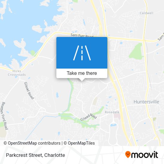 Mapa de Parkcrest Street