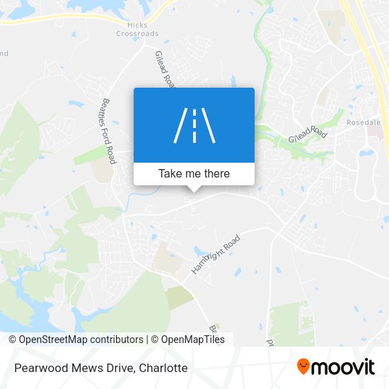 Mapa de Pearwood Mews Drive