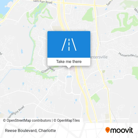 Reese Boulevard map