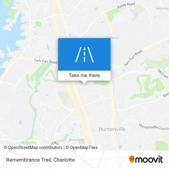 Remembrance Trail map