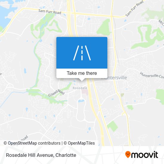 Rosedale Hill Avenue map