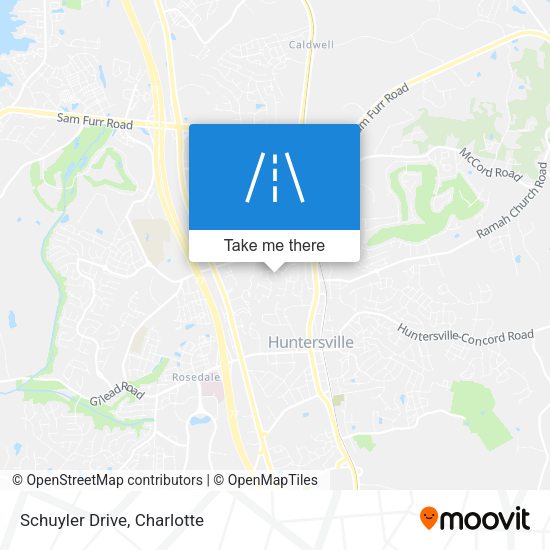Mapa de Schuyler Drive