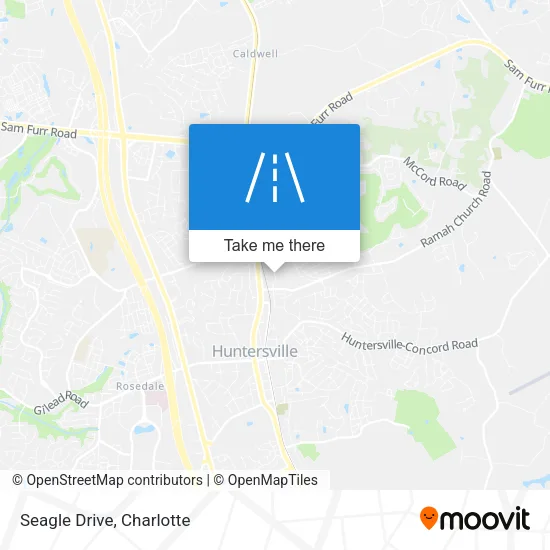 Seagle Drive map