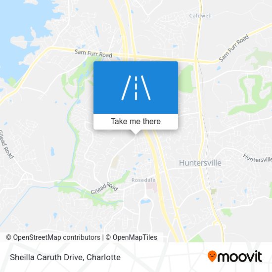 Sheilla Caruth Drive map
