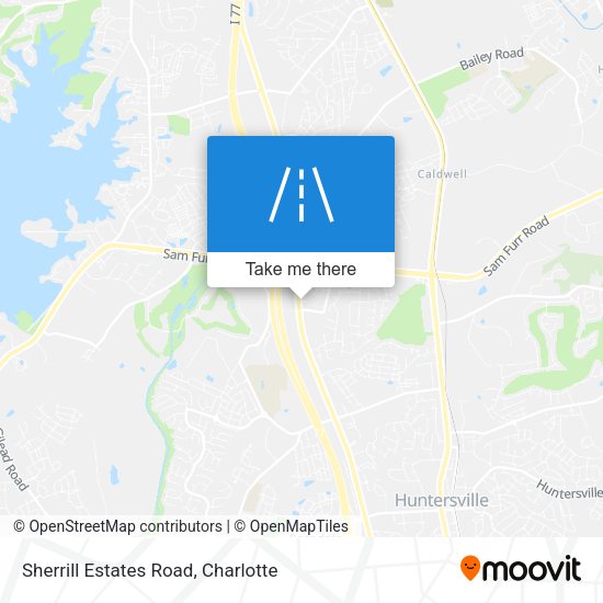 Sherrill Estates Road map