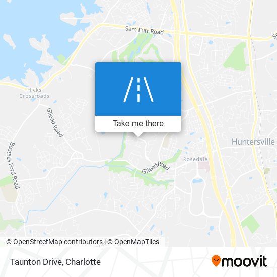 Taunton Drive map