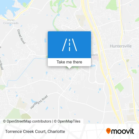 Torrence Creek Court map