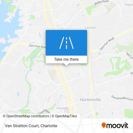 Van Stratton Court map