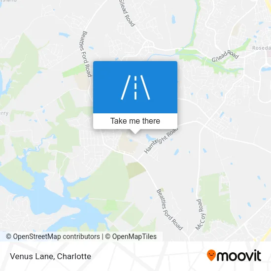 Venus Lane map