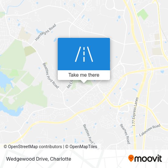 Mapa de Wedgewood Drive