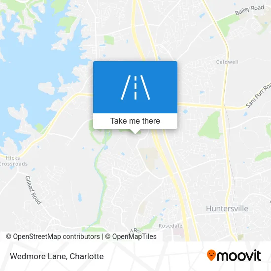 Wedmore Lane map