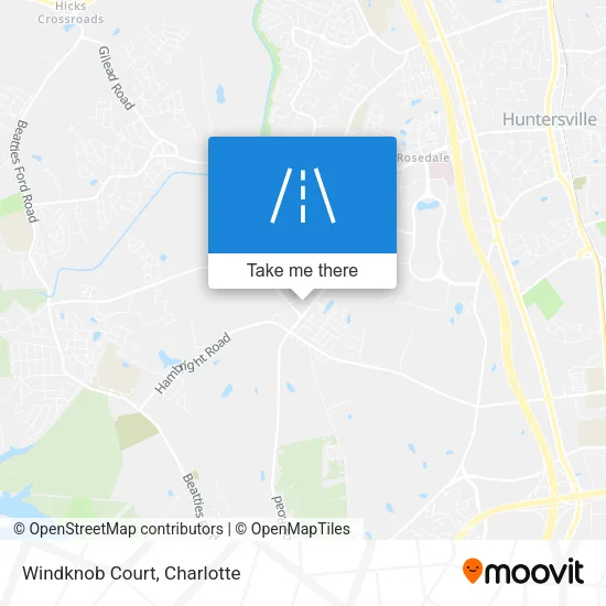 Windknob Court map