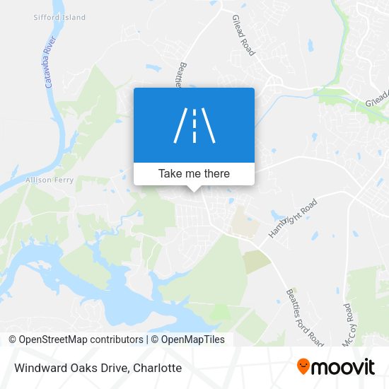 Windward Oaks Drive map