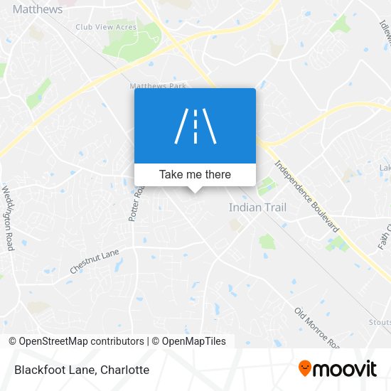 Blackfoot Lane map