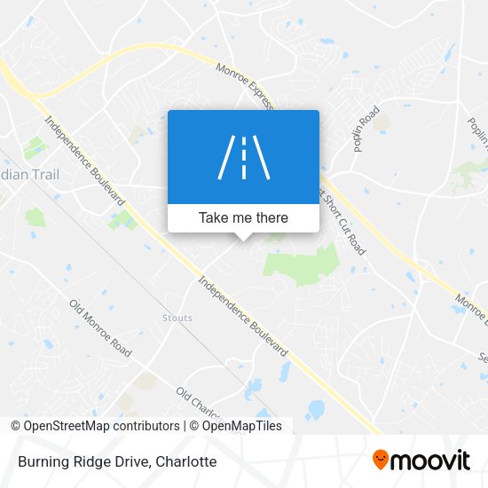 Burning Ridge Drive map
