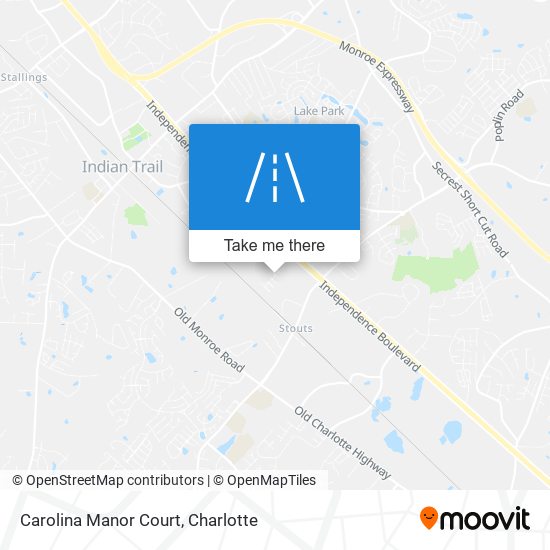 Carolina Manor Court map
