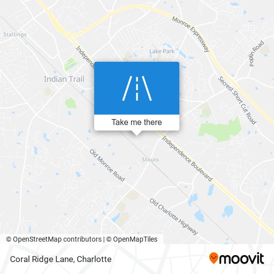 Coral Ridge Lane map