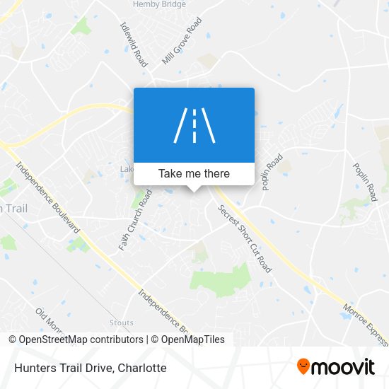 Mapa de Hunters Trail Drive