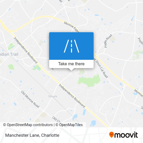 Mapa de Manchester Lane