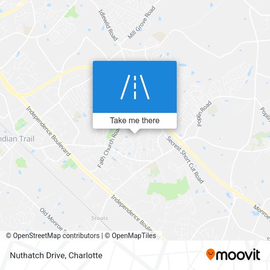 Nuthatch Drive map