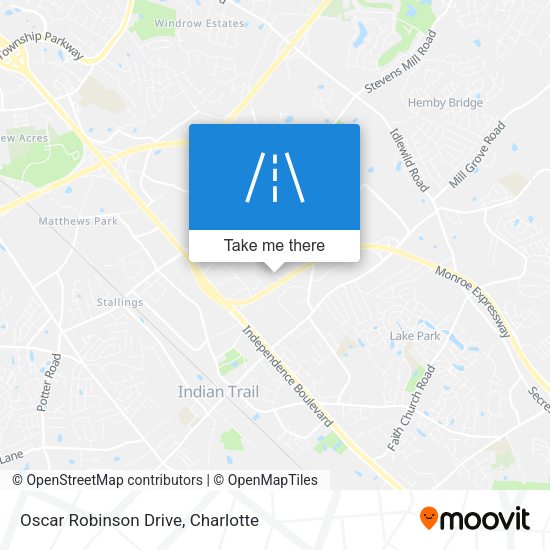 Mapa de Oscar Robinson Drive