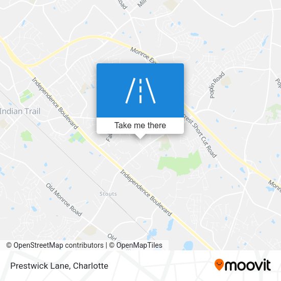Mapa de Prestwick Lane