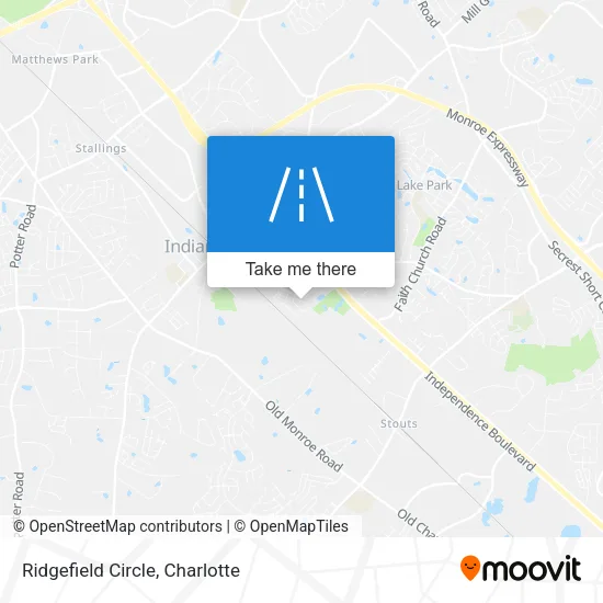 Ridgefield Circle map