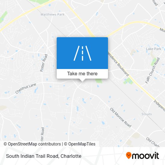 South Indian Trail Road map