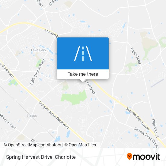 Spring Harvest Drive map