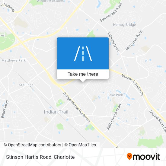 Mapa de Stinson Hartis Road