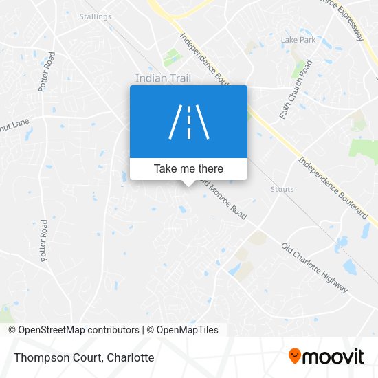 Mapa de Thompson Court