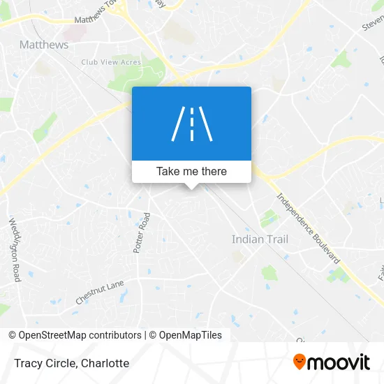 Tracy Circle map