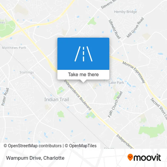 Wampum Drive map