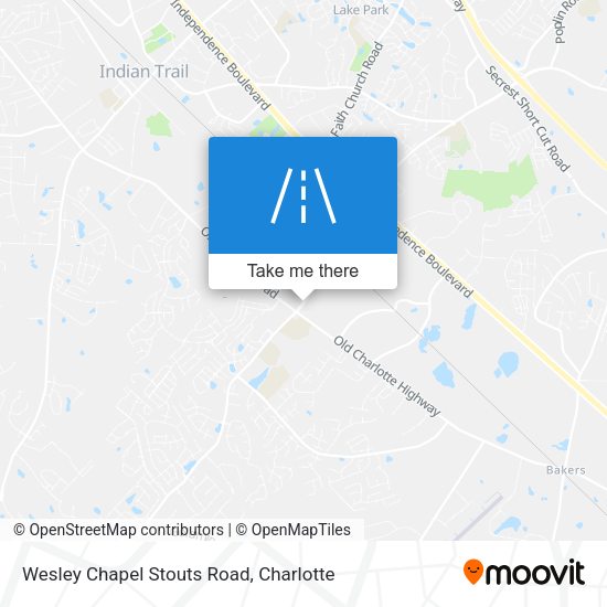 Wesley Chapel Stouts Road map