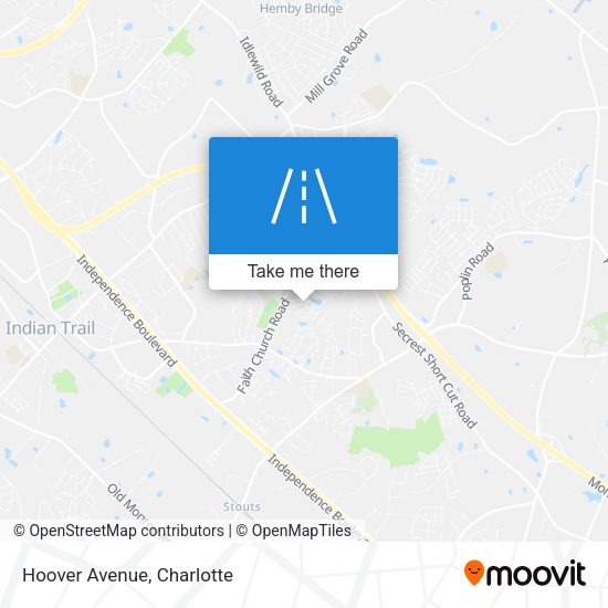 Mapa de Hoover Avenue