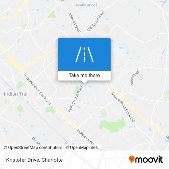 Mapa de Kristofer Drive