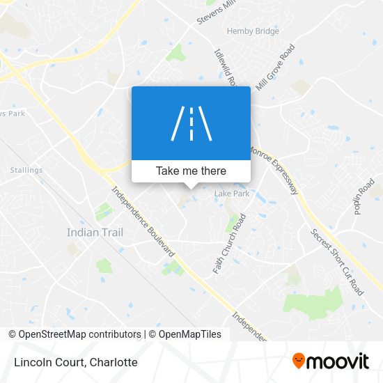 Mapa de Lincoln Court