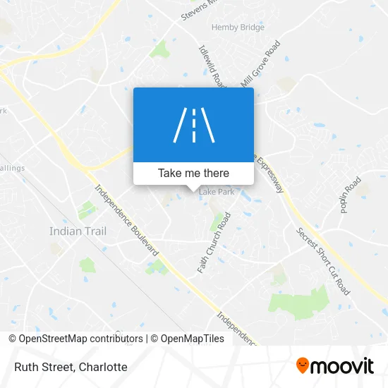 Ruth Street map