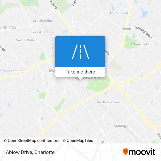 Mapa de Ablow Drive