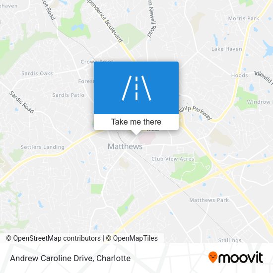 Andrew Caroline Drive map