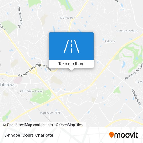 Mapa de Annabel Court