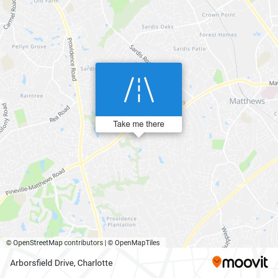 Arborsfield Drive map