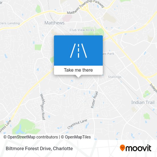 Biltmore Forest Drive map
