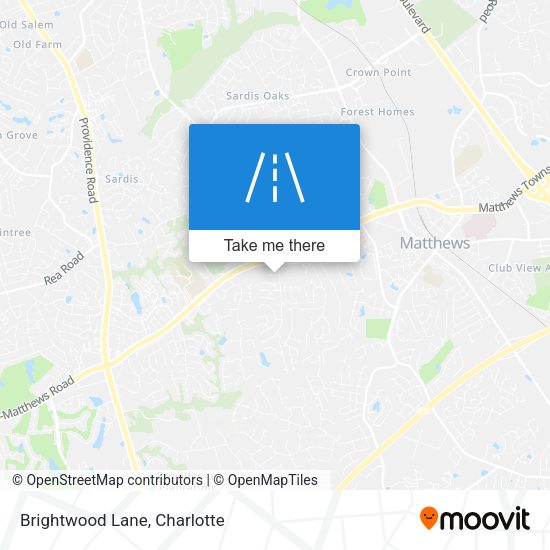 Mapa de Brightwood Lane